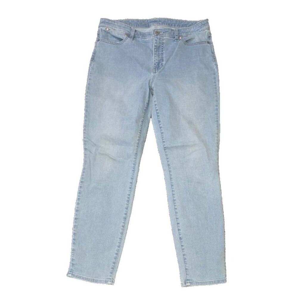 Talbots Light Blue Flawless Denim Jeans Size 10 Slim Ankle